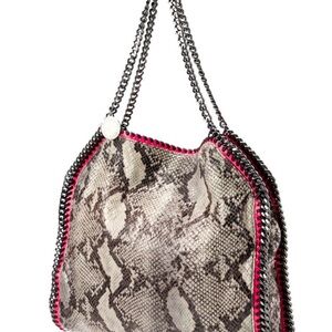 Stella McCartney Animal Print Chain Shoulder Bag